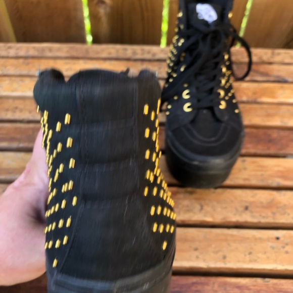 Black and gold platform vans - Picture 6 of 6
